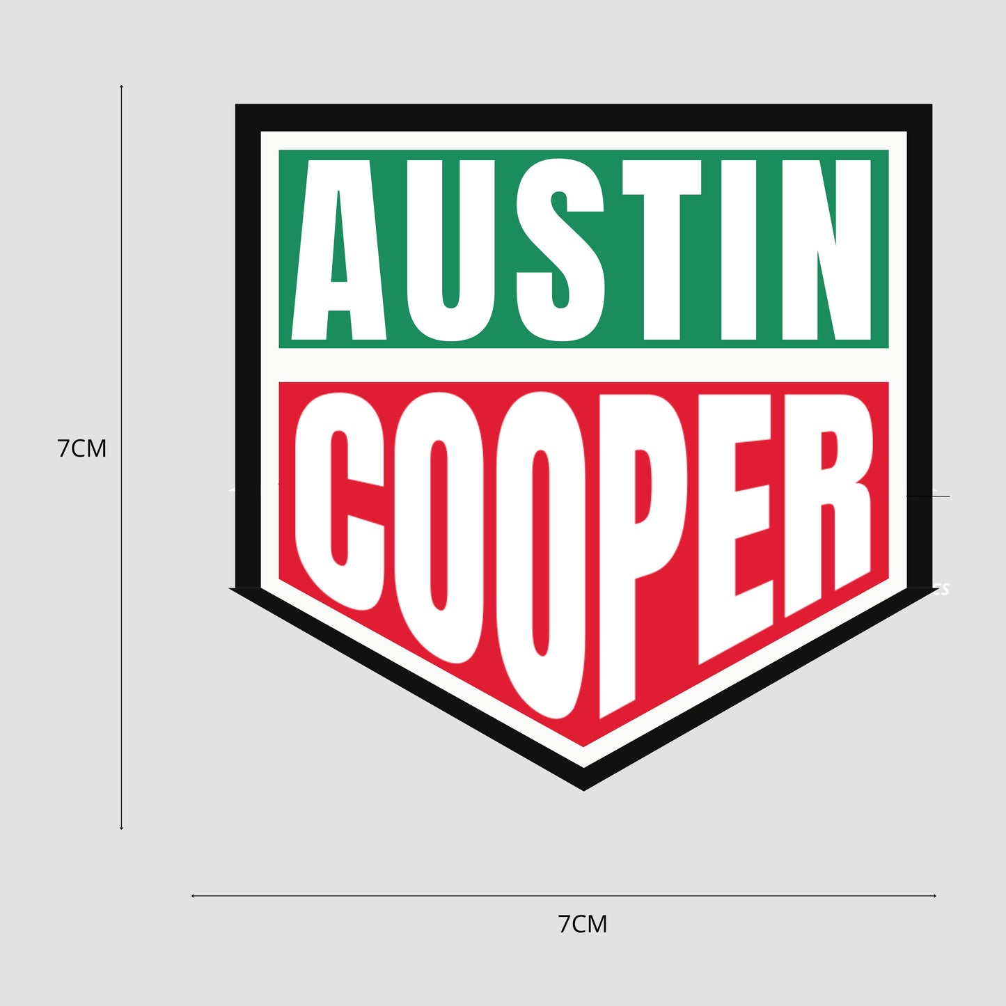 MINI Parody Sticker – A refined and sporty wink
