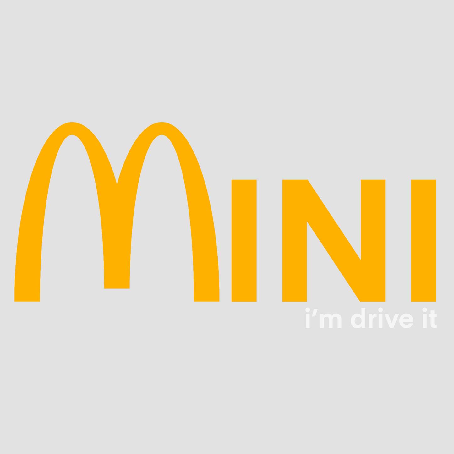 MINI Parody Sticker – An elegant and racy wink