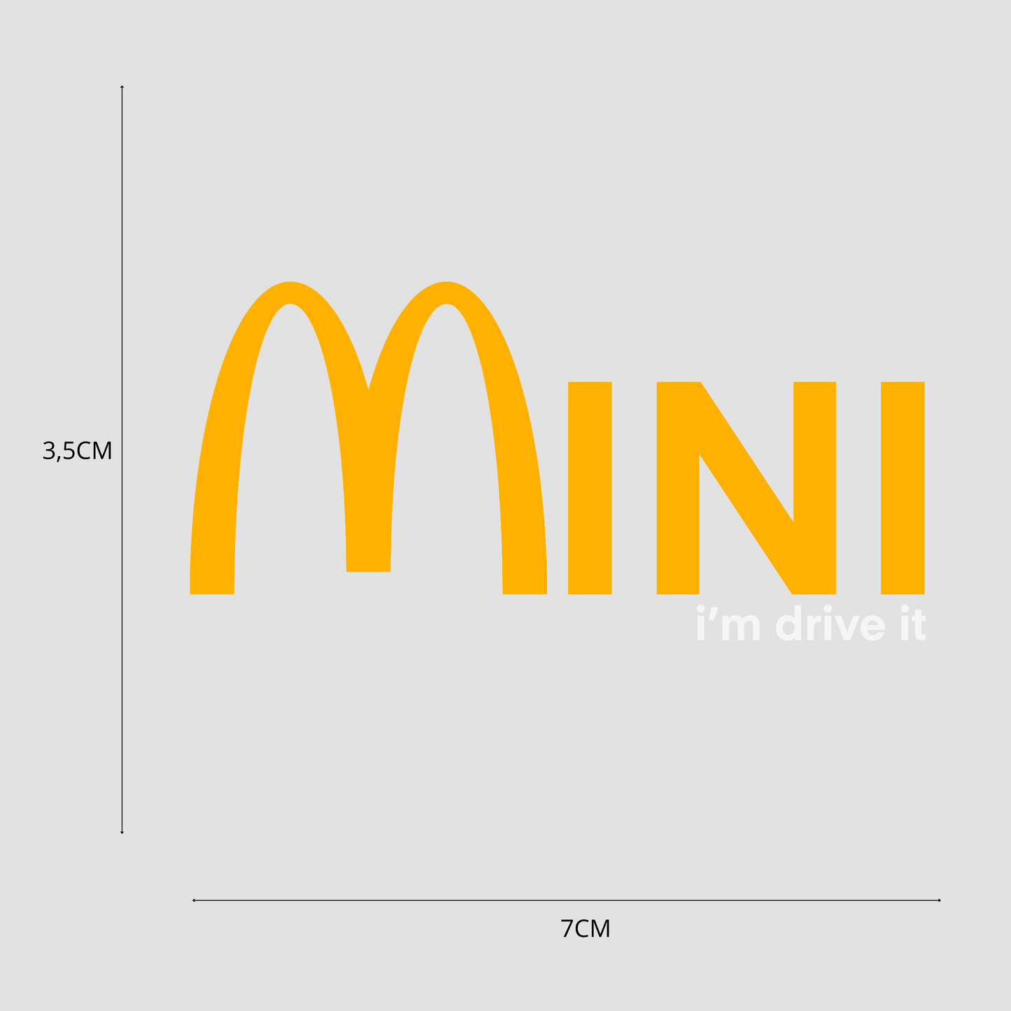 MINI Parody Sticker – An elegant and racy wink