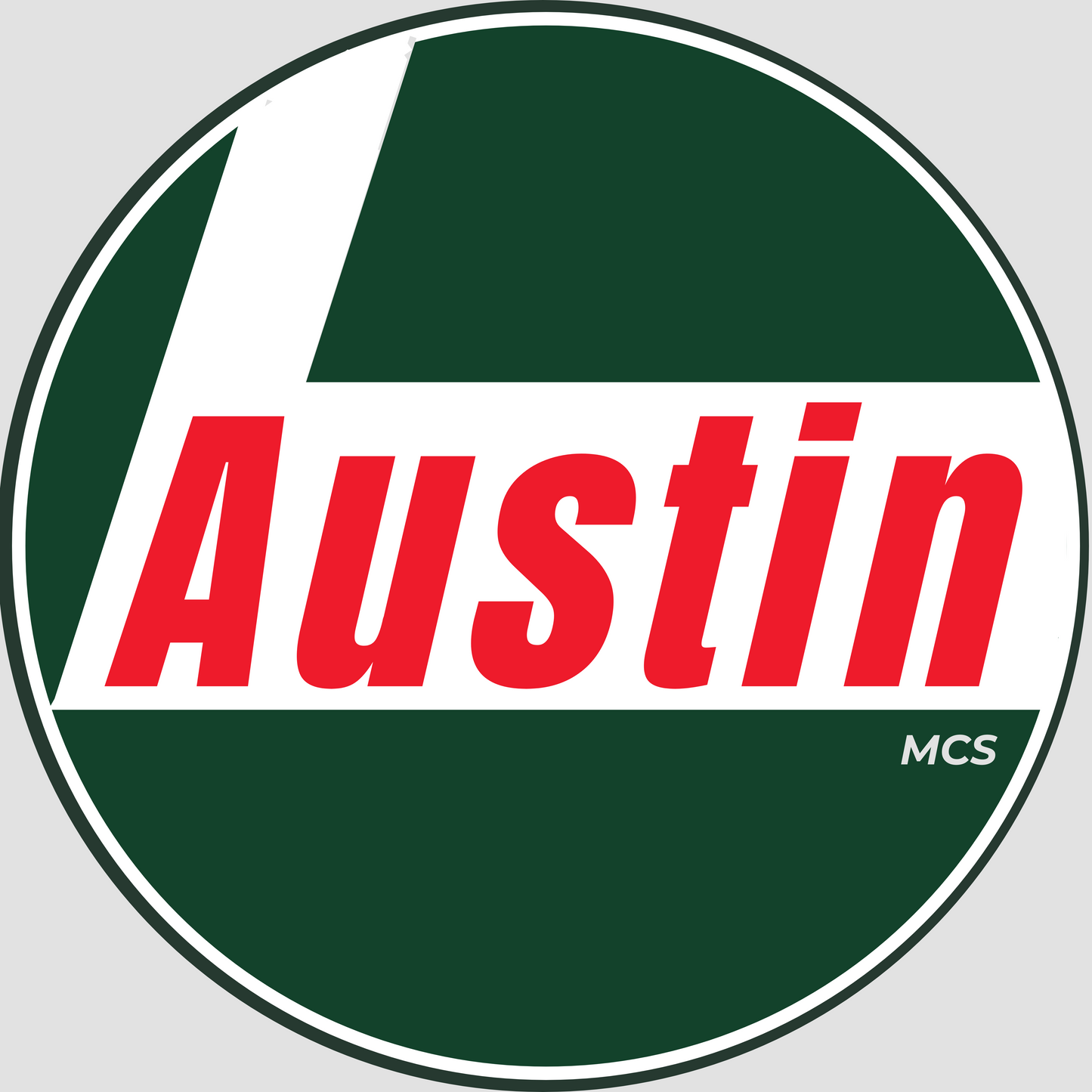 Austin Parody Sticker – Retro Charm Revisited