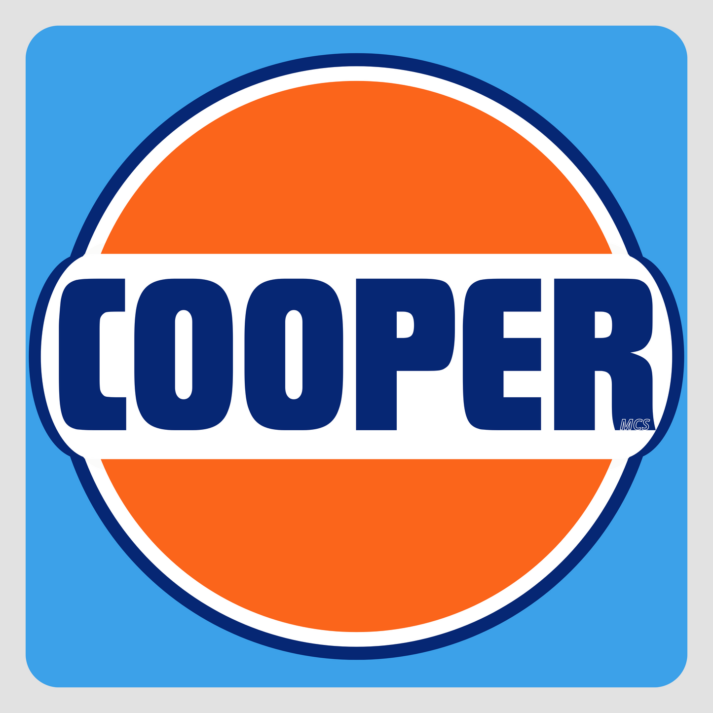 Cooper Parody Sticker – Vintage Style Revisited