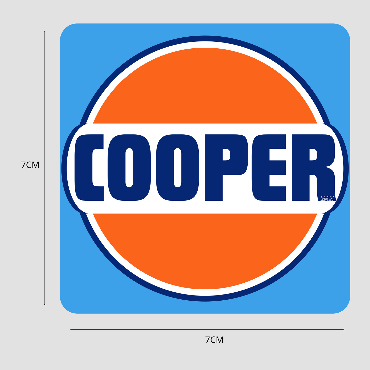 Cooper Parody Sticker – Vintage Style Revisited