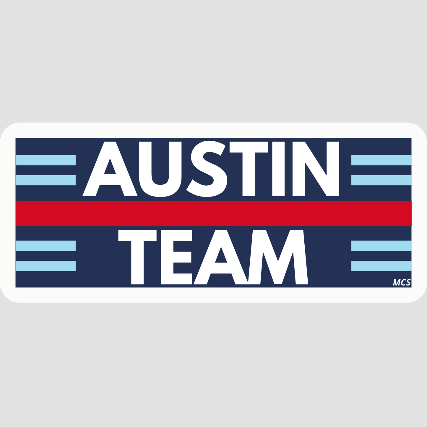 Austin Team Parody Sticker – Pure Sporty Elegance