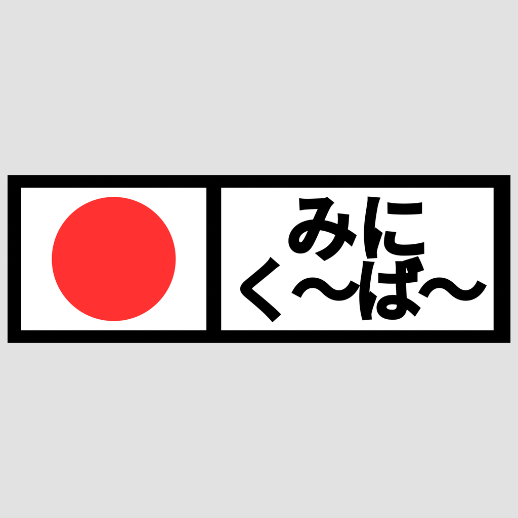 Sticker Mini Japan – Autocollant Drapeau Japon et MINI 2, design original pour fans de Mini Cooper